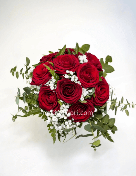 Bouquet di rose rosse medio